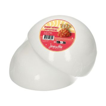 Dômes en polystyrène de 15 cm pour décoration et gâteaux factices | jourdefete.com