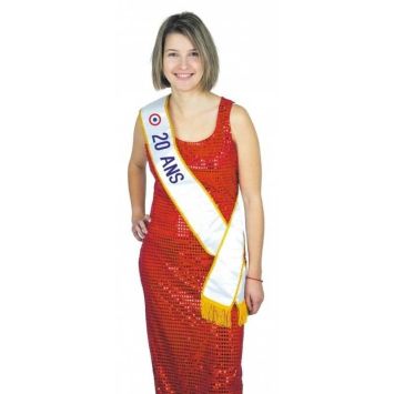 Echarpe de Miss pour adulte - Age au Choix