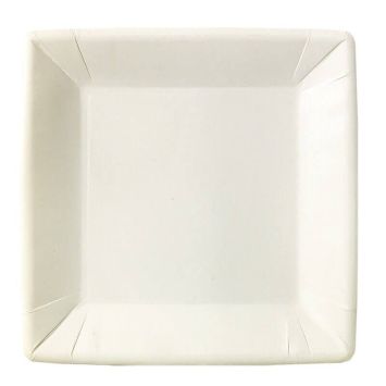20 assiettes en carton blanches de 18 cm | jourdefete.com