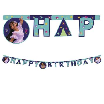 Une sublime guirlande "Happy Birthday" - 2 m - Encanto™ pour un anniversaire pour enfant | jourdefete.com