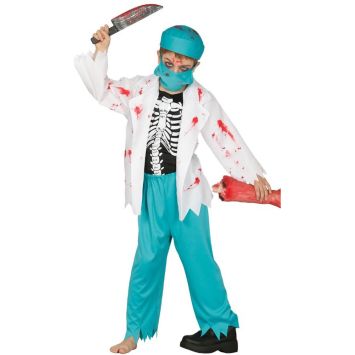 Déguisement de Docteur Zombie pour garçon - Taille au choix