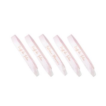 5 Écharpes de Miss - EVJF de Folie - Rose Gold | jourdefete.com