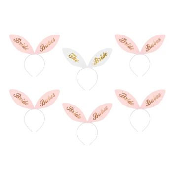 6 Oreilles de lapin en carton - EVJF