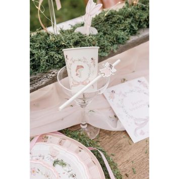 6 gobelets en carton - 255 ml - Collection Fairy World