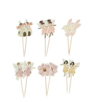 12 pics en papier - 9,5 cm - Collection Fairy World