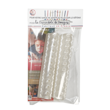 2 farandoles de bougies pour les anniversaires