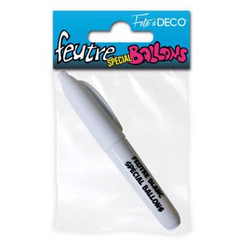 Feutre Blanc Spécial Ballons 