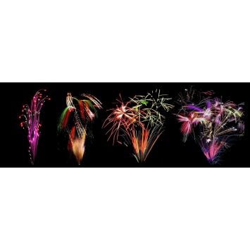 Feux d'Artifice gamme Portable® - Modèle Champs Elysées® - Silencieux de 2 minutes