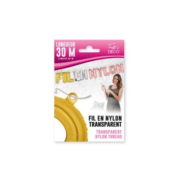 Fil Nylon transparent - 30 m
