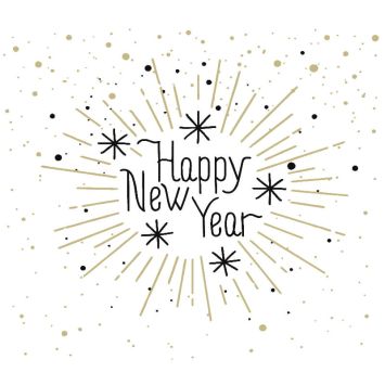 20 serviettes en papier bonne année pétillante | jourdefete.com