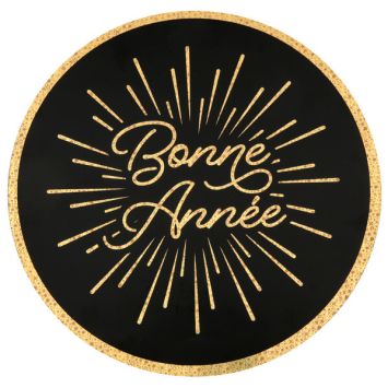 4 sets de table en carton bonne annee etincelant | jourdefete.com