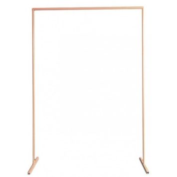 arche en métal or champagne rectangulaire de 2 mètres | jourdefete.com