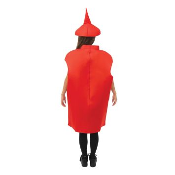 Déguisement humoristique de Ketchup pour adulte - Taille unique