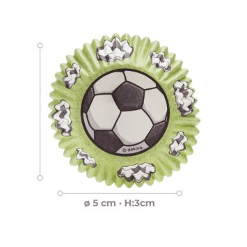 Caissettes à cupcakes x 25 - Football