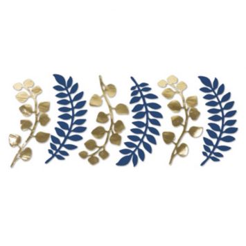 fougere-eucalyptus-bleu-or-décoration | jourdefete.com