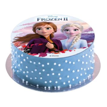 Disque en Azyme La Reine des Neiges 2™ - 20 cm