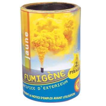 Fumigène - 60 secondes - Jaune | jourdefete.com