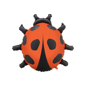 Ballon en aluminium - Coccinelle - 85 x 83 cm