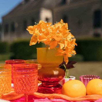 Vase en verre - Gabriel - 10 x 18 cm