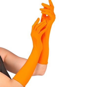 Gants longs fluo - Couleur au choix