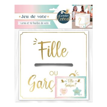 Jeu de vote - Collection Gender Reveal | jourdefete.com