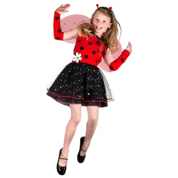 Déguisement de Coccinelle pour fille - Taille au choix