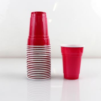 20 Gobelets  - The Original Cup - 25cl Rouge