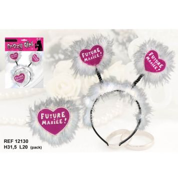 Serre-tête et Badge Future Mariée - Enterrement de Vie de Jeune Fille