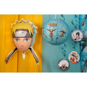 Ballon en aluminium à forme - Naruto Uzumaki - 59,2 x 71,6 cm - Naruto Shippuden ®