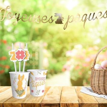 Guirlande de lettres - Joyeuses Pâques