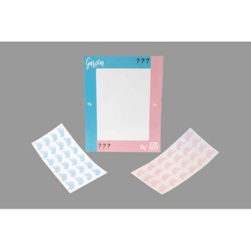 Jeu de stickers - Gender Reveal | jourdefete.com
