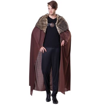 Cape avec Fourrure Roi Cerf Adulte 