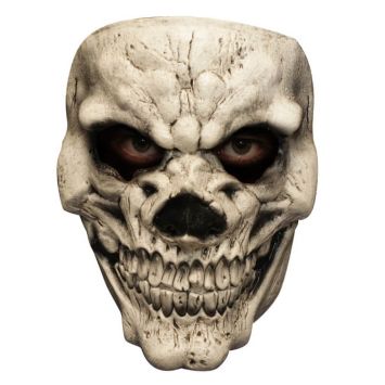 Masque en latex de tête de mort pour adulte