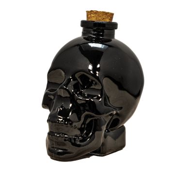 Fiole d'Halloween en forme de tête de mort