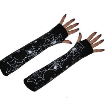 mitaines-halloween-gothique-araignee | jourdefete.com