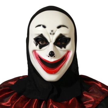 Masque clown Halloween au sourire maléfique | jourdefete.com