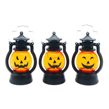 Lanterne à LED d'Halloween en forme de citrouille - Modèle Aléatoire