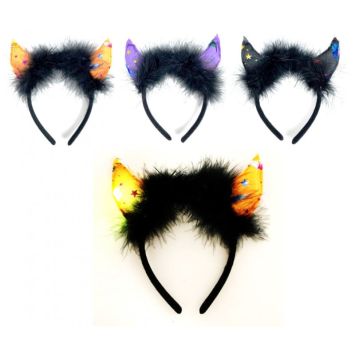 Serre-Tête de Diablotin avec LED clignotantes pour enfant - Couleur Aléatoire