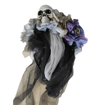 Pour votre soirée d’Halloween, portez ce magnifique serre-tête Squelette blanc | jourdefete.com