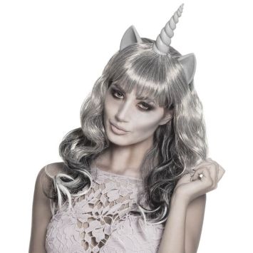 perruque-licorne-zombie-gris | jourdefete.com