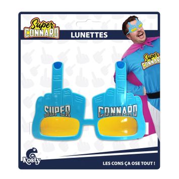 Paire de lunettes humoristique - Super Connard