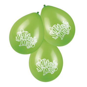 6 Ballons de Baudruche Saint Patrick