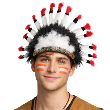 Coiffe Mohawk d'Indien