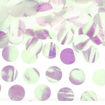 Confettis Ronds 15 gr - 16 mm - Iridescent
