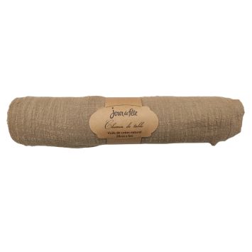 Chemin de table Voile de Coton - 28 cm x 5 m - Couleur au choix