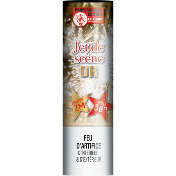 Jet de scène or pour fêtes scintillantes | jourdefete.com