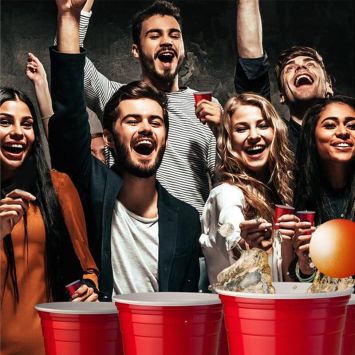 Jeu à boire - Le Shooter Pong