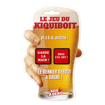 Jeu d'alcool Kiquiboit pour soirées entre amis | jourdefete.com