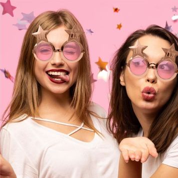 Paire de lunettes avec étoiles - Collection EVJF Party