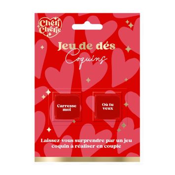 Deux dés coquins pour s'amuser le soir de la Saint-Valentin | jourdefete.com